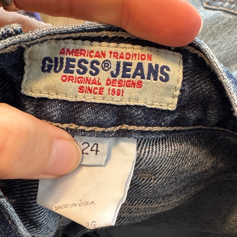 Vintage Guess Jeans Dark Blue Denim